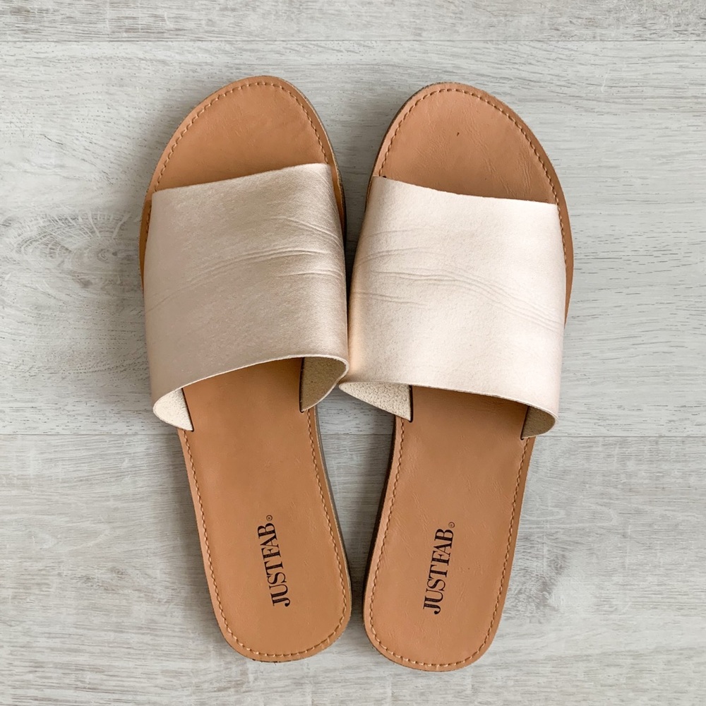 Gold sandals